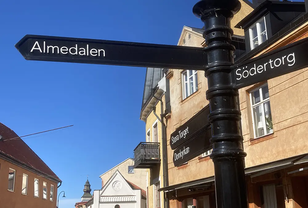 Vägvisare i stad